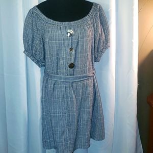 Zara plaid dress